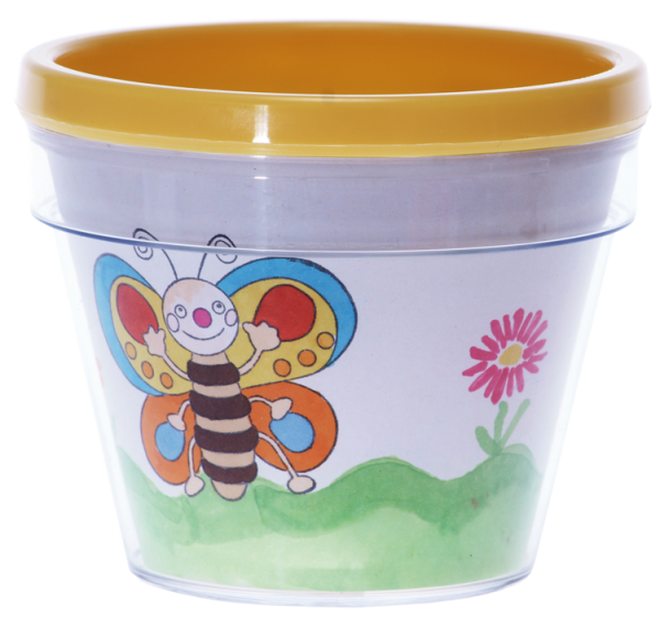Blumentopf ""Zum Selbstbemalen""